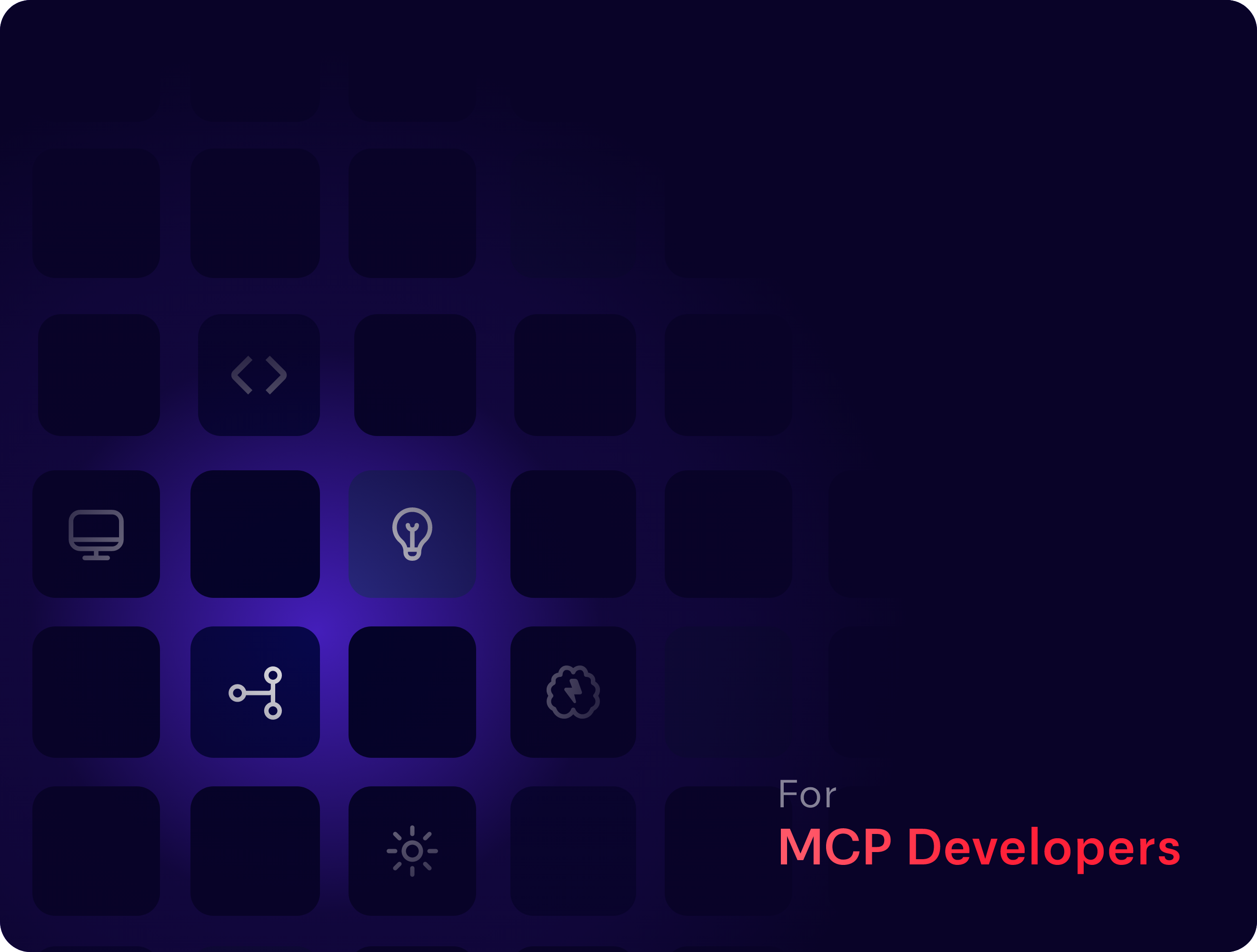 For MCP Developers